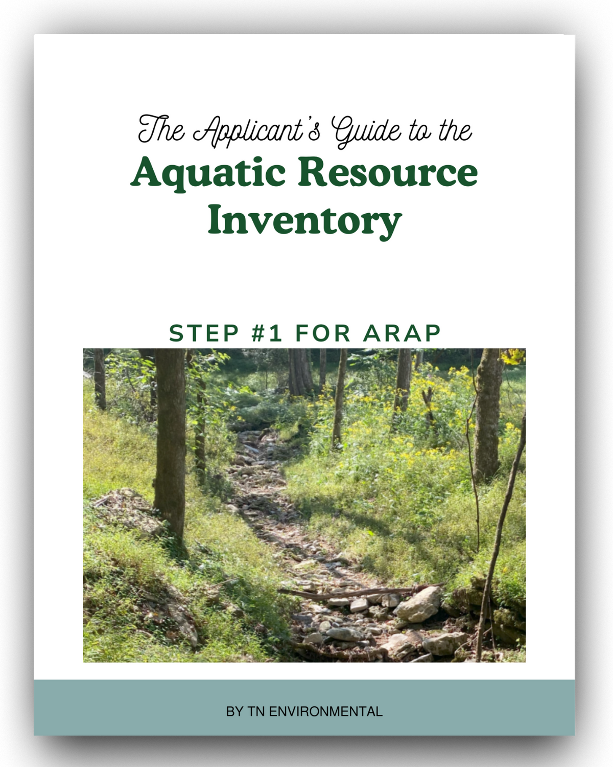 The Applicant's Guide to the Aquatic Resource Inventory